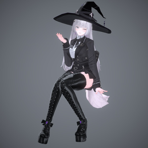 Lace-up Thigh High Boots【13アバター対応】 缩略图 14