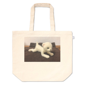kitten tote bag