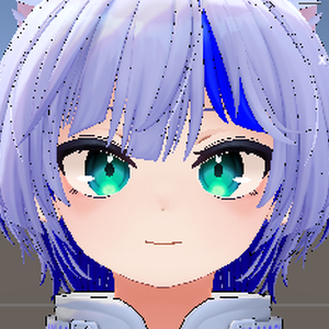 VRChatアバター用　視線アイトラッキング左右別制御セット（寄り目ができる）