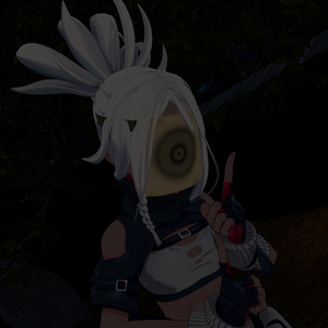 【VRChat想定】式神"風"面