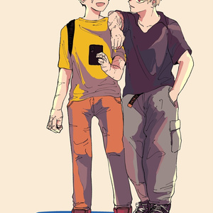 [Deku x Bakugo] Acrylic Stand for Outings