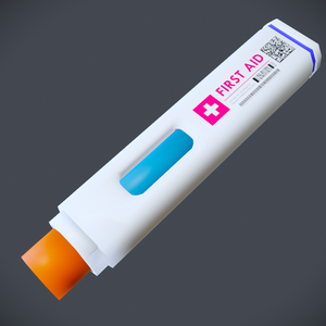 ゲームとかでブッ刺して回復するやつ　Healing Item【3Dモデル/VRChat想定】