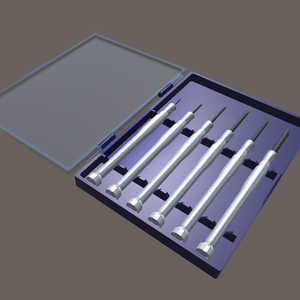 精密ドライバー Screwdrivers【3Dモデル/VRChat想定】