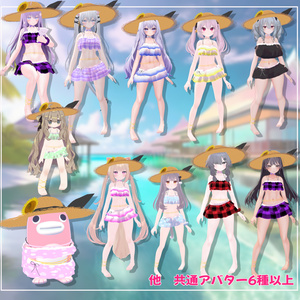 【27アバター対応】夏色フリル水着 缩略图 4