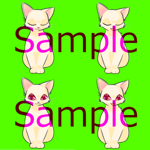 【Puppet３G】配信用立ち絵　白猫