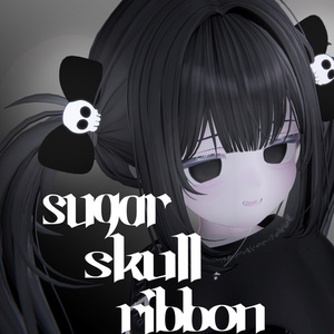 【無料】🎀💀Sugar skull ribbon💀🎀