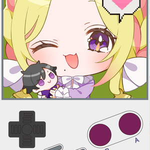 【Vtuber向け】ゲーム○ーイ風フレーム【Vtuber素材】