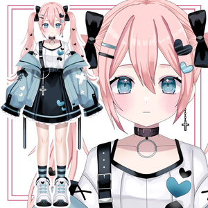 【パーツ分け済みPSD】現代風の女の子【汎用型】
