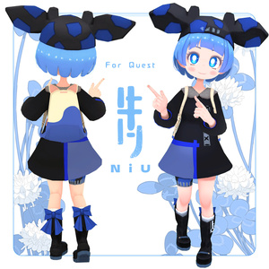 オリジナル３D モデル『Niu-にう-』 缩略图 14