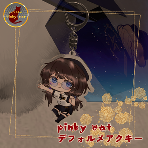 【free】cafe&bar Pinkycat　キャストイメージアクリルキーホルダー
