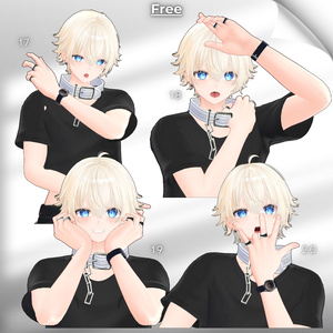 【無料/Free】撮影用ポーズ集 For 彼方 Vol.2【支援版+5種】 缩略图 6