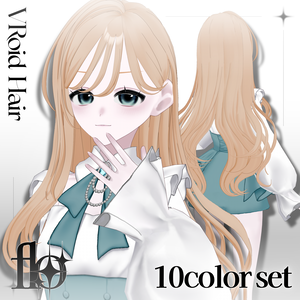 [#VRoid] Chiffon Long Hair