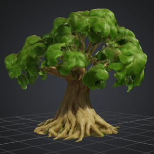 樹木 3D素材 3Dモデル(.obj)