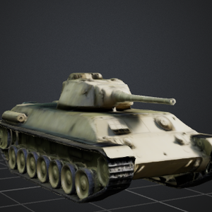 戦車/車 3D素材 3Dモデル(.obj)