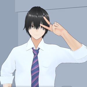 【VRMアバター】飛くん 全力社畜 3Dモデル(.vrm) VRChat/cluster対応