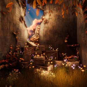 🍂 Autumn church [Warudo Standard/PRO] - Warudo Environment
