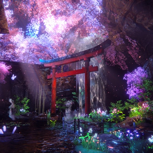 ⛩️ Sakura Sanctuary [Warudo Standard/PRO] - Warudo Environment