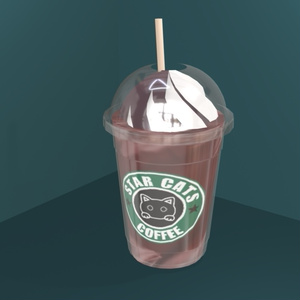 【3D素材】モカフラペチーノ