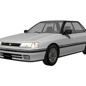 1989年型スバル・レガシィ風4ドアセダン