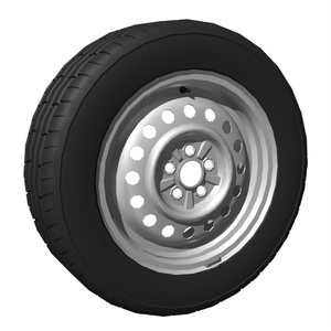 自動車用車輪（スチールホイール+タイヤ）