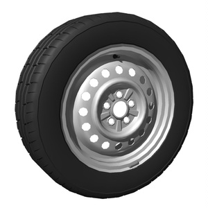 自動車用車輪（スチールホイール+タイヤ）