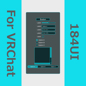 【VRChat】184UI【ワールド向け】
