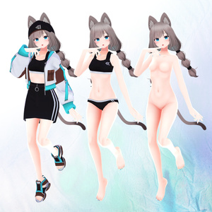 【オリジナル3Dモデル】沙猫-さねこ-