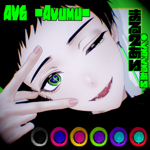 【AY6 -Ayumu-専用】まる2アイ&ぐるぐるアイテクスチャ