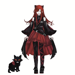 Expressive Anime-style VTuber Model for Streaming & Gaming