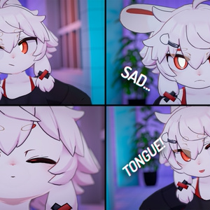 [ VRChat ] ユエ [ YUE ] | ◁フェイストラッキング アドオン▷ 缩略图 3