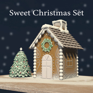 3D Model] Sweet Christmas Set