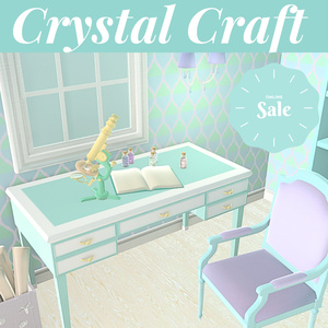 3D Model] Study Set - Crystal Craft