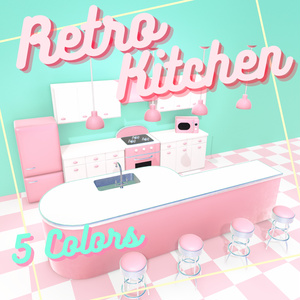 [3D] Retro Kitchen