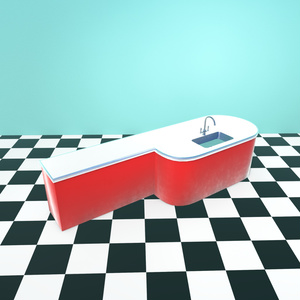 【3D】Retro Kitchen 缩略图 8