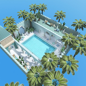 【World】Moroccan Pool House 缩略图 15
