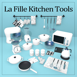[3D] La Fille Kitchen Tools