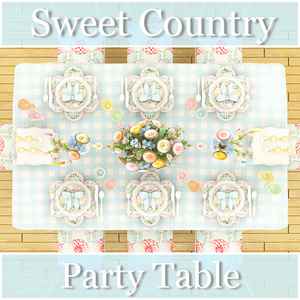 【3D】Party Table -Sweet Country- 缩略图 1