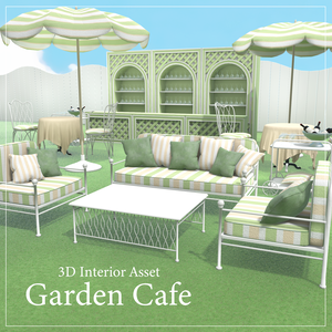 【3D】Garden Cafe【5color】