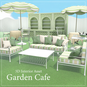 【3D】Garden Cafe【5color】