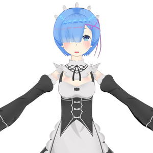 [無料] レム {メイド服、メイド服(冬)} 3Dモデル [Re:ゼロから始める異世界生活]