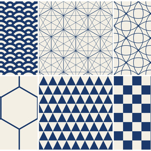 Japanese Seamless Patterns MEGA BUNDLE - 60 Digital Papers | 6 patterns x 10 colors