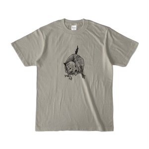 デグー Tシャツ　グレー