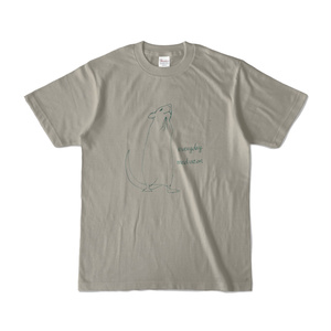 瞑想のファンシーラット Tシャツ