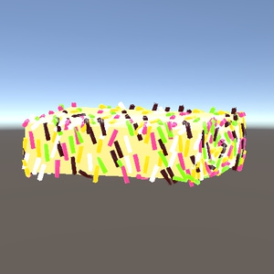 VRChat想定 バターにカラースプレーかけたやつ