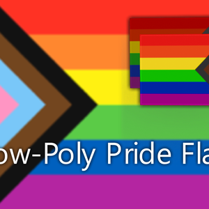 Low-Poly Pride Flag (2024)