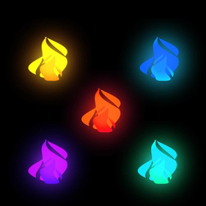 【APNG】🔥 幻想の炎アニメーション 🌈
