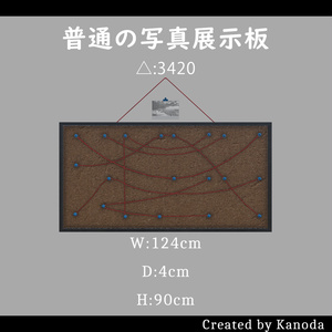 【VRChatワールド用】普通の写真展示板
