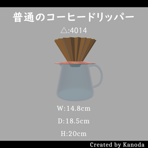 【VRChatワールド用】普通のコーヒードリッパー