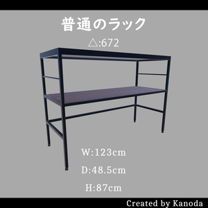 【VRChatワールド用】普通のラック