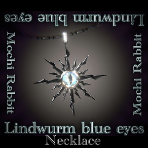 NECKLACE] Lindwurm blue eyes [3D model For VRChat